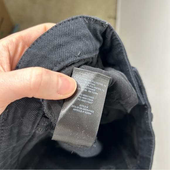 Aritzia Wilfred Free Twostep Pant High-Rise Flared‎ Black Denim Women’s 0 70s - Picture 13 of 13